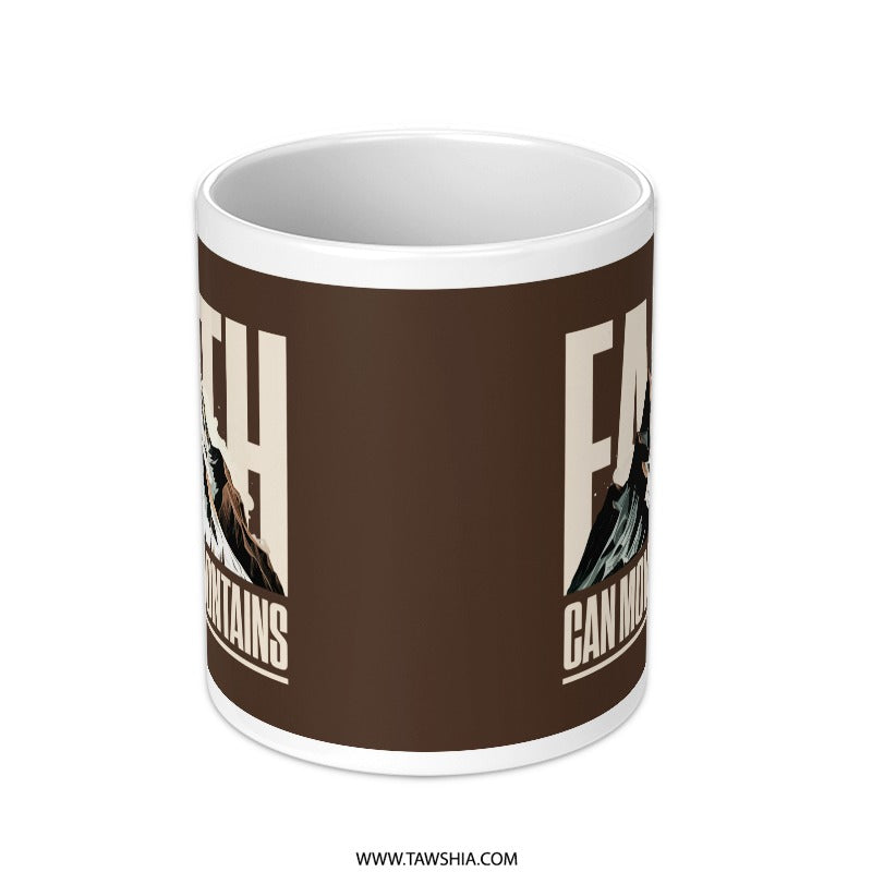 Faith Can Move Mountains Inspirational Mug product type