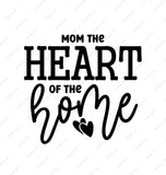 Mom the Heart of the Home Wall Art product