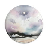 Watercolor Sky Pinback Button, Aesthetic Clouds Badge, Pastel Landscape, Unique Gift, Button Collection, Trendy Accessory, Backpack Pin - Tawshia