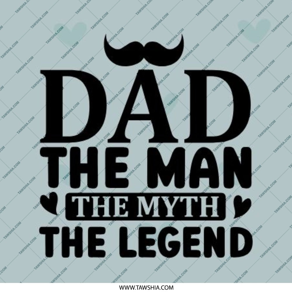 Dad The Man The Myth Pinback Button, Legend Badge, Father's Day Gift, Cool Dad, Unique Dad Gift, Popular Dad Button, Dad Badge - Tawshia
