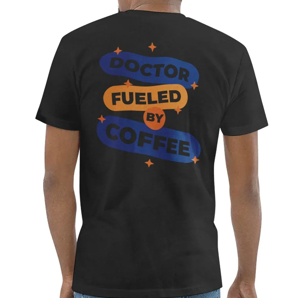 Doctor Fueled by Coffee Graphic T-shirt product type