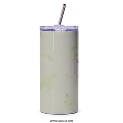 Floral Bouquet Tumbler, Fall Flowers, Autumn Colors, Botanical Tumbler, Elegant Tumbler, Unique Gift, Flower Design Tumbler - Tawshia