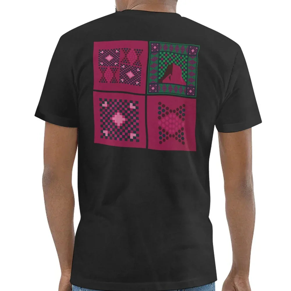Unique Geometric Design Graphic Tee Shirt product