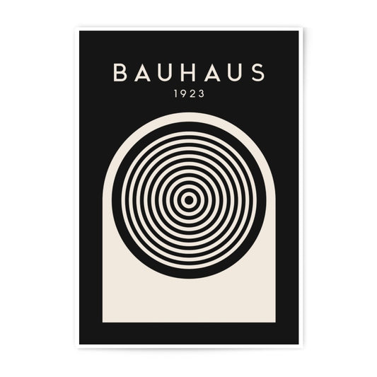 Bauhaus 1923 Photographic Print, Minimalist Art Print, Modern Wall Decor, Geometric Poster, Abstract Art, Home Decor - Tawshia