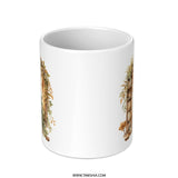 Cozy Reading Nook Mug, Book Lover Gift, Autumn Leaves Coffee Mug, Literary Mug, Home Decor Mug, Gift for Reader, Relaxing Mug, Bookworm Mug - Tawshia
