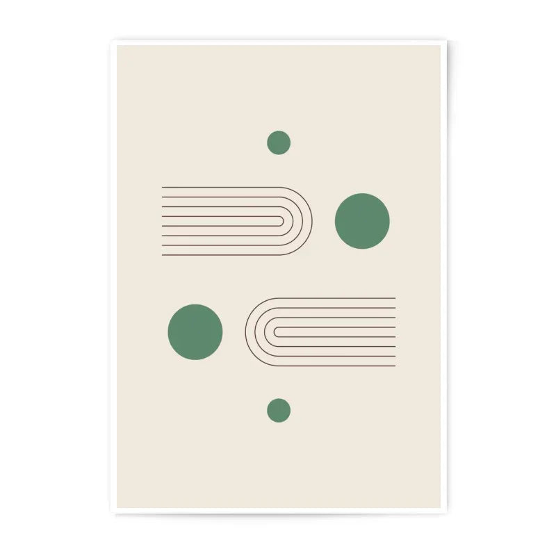 Minimalist Photographic Print, Abstract Geometric Art, Modern Wall Decor, Scandinavian Design, Circle and Arch, Home Decor, Artwork, Gift - Tawshia