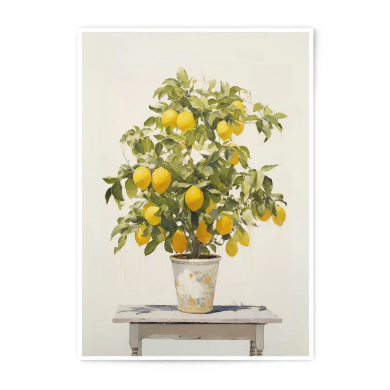 Lemon Tree Photographic Prints, Fruit Tree Art, Citrus Plant Photo, Botanical Wall Decor, Kitchen Art, Bright and Cheerful Prints - Tawshia