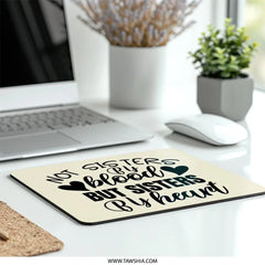 Not Sisters By Blood Mouse Pad, Sister Gift Idea, Best Friend Present, Funny Office Decor, Friendship Quote, Desk Accessory, Colleague Gift - Tawshia