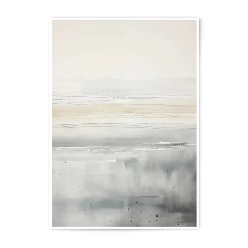 Abstract Seascape Photographic Print, Minimalist Wall Art, Coastal Home Decor, Neutral Art Print, Modern Art, Beach House Art, Ocean Print - Tawshia