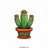 Cactus Pillow, Desert Plant Throw Pillow, Southwestern Decor Accent, Succulent Lover Gift, Unique Home Decor, Decorative Pillow - Tawshia