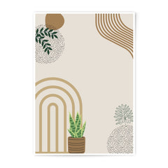 Boho Plant Photographic Print, Abstract Art Print, Botanical Wall Art, Modern Home Decor, Minimalist Art, Snake Plant Print - Tawshia