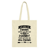 Best Friends Forever Tote Bag, Friendship Quote, Old and Senile Friends, Funny Gift, Bestie Gift, Everyday Tote, Shopping Bag - Tawshia