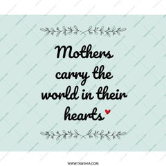 Mothers Heart Mouse Pad, Mothers Day Gift, Mom Gift, Mothers Love Quote, Mom Appreciation, Home Office Decor, Mothers Day Present - Tawshia