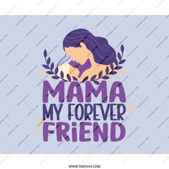 Mama Mouse Pad, Mother and Child Art, Forever Friend Design, Gift for Mom, Unique Mousepad, Desk Accessory, Mom Appreciation, Mouse Pad - Tawshia