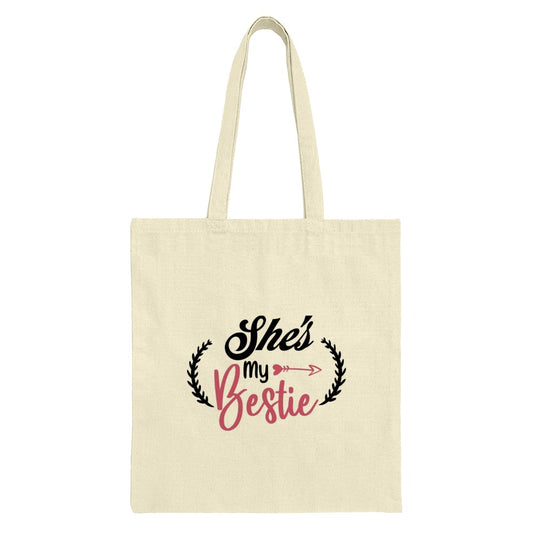 She's My Bestie Tote Bag, Best Friend Gift, Bridesmaid Bag, Bachelorette Party Favor, Gift For Her, Friend Birthday Gift, Cute Tote - Tawshia