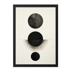 Minimalist Circle Wall Art, Abstract Geometric Print, Modern Home Decor, Contemporary Wall Decor, Trendy Art Print - Tawshia