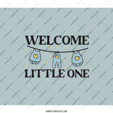 Welcome Little One BackPack, Baby Shower Gift Back Pack, New Baby Gift Idea, Unisex Back Pack, Expecting Parent BackPack - Tawshia
