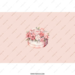 Floral Tumbler, Pink Rose Tumbler, Flower Tumbler, Garden Tumbler, Floral Gift, Gift for Her, Cute Tumbler, Botanical Tumbler, Drinkware - Tawshia