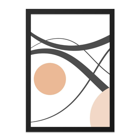 Minimalist Wall Art, Abstract Art Print, Geometric Art, Circle Design, Modern Home Decor, Neutral Colors, Contemporary Art, Wall Decor - Tawshia