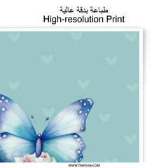 Butterfly Cupcake Photographic Prints, Whimsical Art Prints, Cute Dessert Prints, Butterfly Decor, Girl Room Decor, Sweet Treat Art - Tawshia