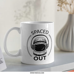 Spaced Out Astronaut Graphic Mug Unique Coffee product