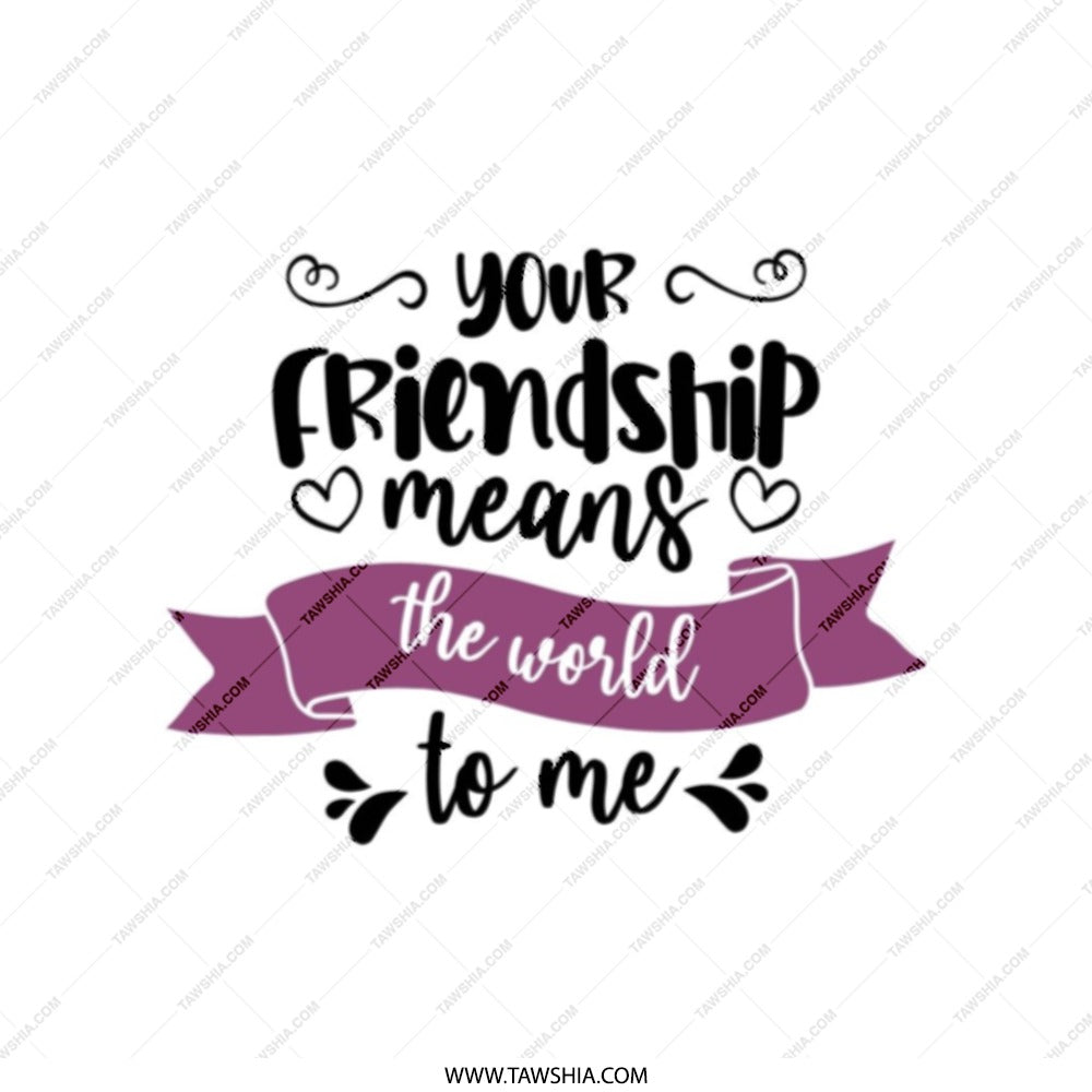 Friendship Tote Bag, Gift for Friend, Best Friend Gift, Appreciation Gift, Thank You Gift, Sentimental Tote, Friend Birthday Gift, Canvas - Tawshia