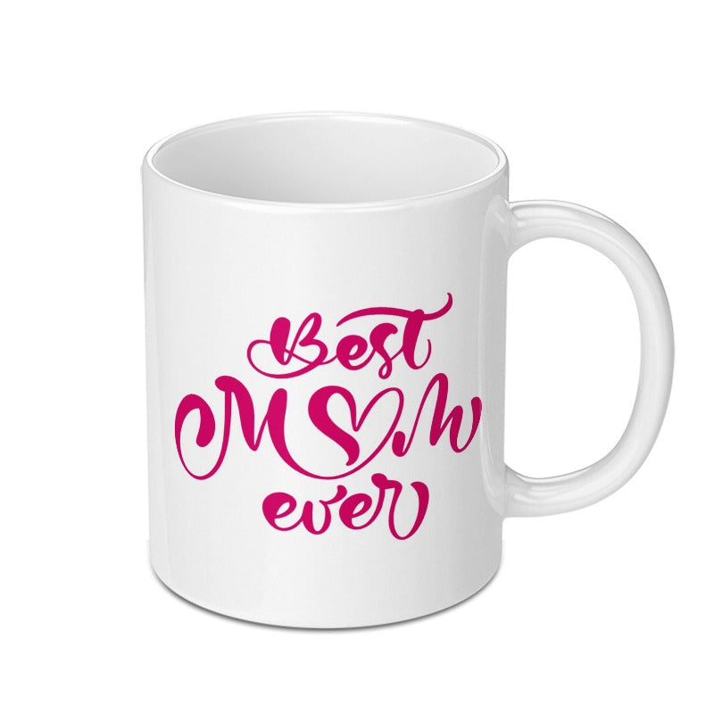 Best Mom Ever Mug, Mother's Day Gift, Gift for Mom, Unique Mom Mug, Pink Mug Design, Mom Coffee Mug, Novelty Mug, Tea Mug, Cute Mug - Tawshia