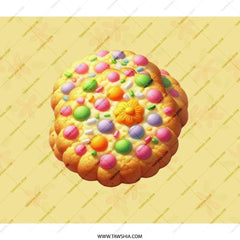 Cookie Backpack, Sprinkled Treat Backpack, Sweet Treat Design, Cute Foodie Backpack, Unique BackPack, Back to School Gift, Stylish BackPack - Tawshia