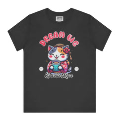 Dream Big Sparkle More Cat Graphic T-shirt product type