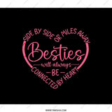 Besties Backpack, Friend Backpack, Friendship Gift, Gift for Best Friend, BFF Backpack, Connected by Heart, Backpack for Friend - Tawshia