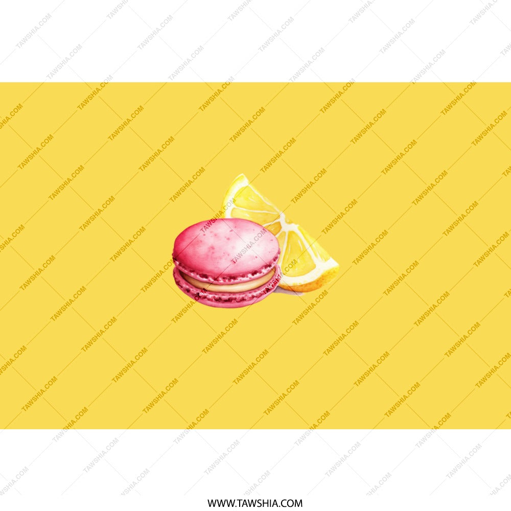Macaron Lemon Tumbler, Sweet Treats Tumbler, Food Lover Gift, Dessert Design Tumbler, Stainless Steel Tumbler, Refreshing Drinkware - Tawshia