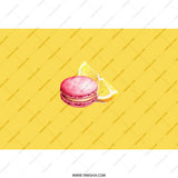 Macaron Lemon Tumbler, Sweet Treats Tumbler, Food Lover Gift, Dessert Design Tumbler, Stainless Steel Tumbler, Refreshing Drinkware - Tawshia
