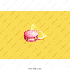 Macaron Lemon Tumbler, Sweet Treats Tumbler, Food Lover Gift, Dessert Design Tumbler, Stainless Steel Tumbler, Refreshing Drinkware - Tawshia