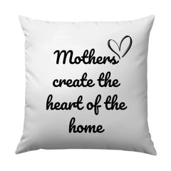 Mothers Heart Pillow, Home Decor Pillow, Mothers Day Gift, Family Pillow, Love Pillow, Quote Pillow, Decorative Pillow - Tawshia