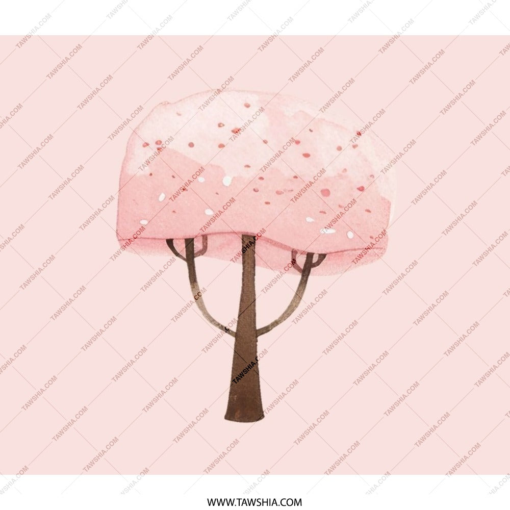Cherry Blossom Backpack, Pink Tree Backpack, Stylish Backpack, Everyday Backpack, Cute Tree Design, Nature Inspired Backpack - Tawshia