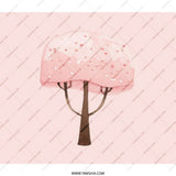 Cherry Blossom Backpack, Pink Tree Backpack, Stylish Backpack, Everyday Backpack, Cute Tree Design, Nature Inspired Backpack - Tawshia
