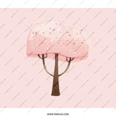 Cherry Blossom Backpack, Pink Tree Backpack, Stylish Backpack, Everyday Backpack, Cute Tree Design, Nature Inspired Backpack - Tawshia