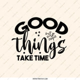 Good Things Take Time Pocket Mirror, Inspirational Saying Compact Mirror, Motivational Gift for Her, Handbag Mirror, Travel Mirror - Tawshia