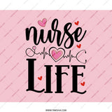 Nurse Life Mouse Pad, Gift for Nurse, Nursing Student Gift, Medical Mousepad, Heart Stethoscope Mouse Pad, Healthcare Worker Gift - Tawshia