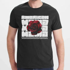 American Meme Rose Graphic Design T-shirt product