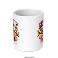 Flame Ninja Retro Fire Design Ceramic Mug product