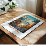 Barcelona Photographic Print, Spain Travel Art, Cityscape Wall Decor, European Architecture, Vacation Souvenir, Home Art, Modern Prints - Tawshia