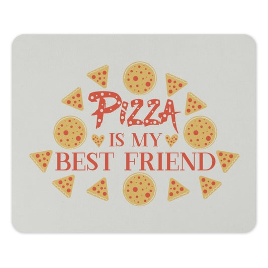Pizza Is My Best Friend Mouse Pad, Cute Food Lover Gift, Funny Office Decor, Work From Home, Pizza Fanatic, Desk Accessories - Tawshia
