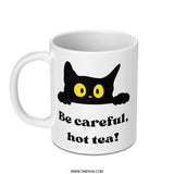 Black Cat Mug, Funny Cat Lover Gift, Hot Tea Mug, Kitten Mug, Coffee Mug, Cute Mug, Cat Mom Gift, Cat Dad Gift, Unique Mugs, Pet Mug - Tawshia