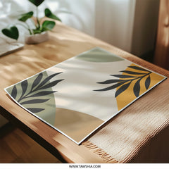Abstract Leaf Photographic Print, Botanical Wall Art, Modern Home Decor, Neutral Tones, Nature Inspired Print, Minimalist Art - Tawshia