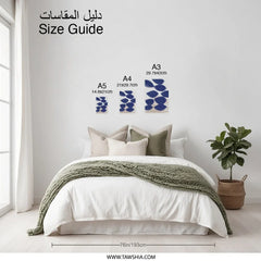 Abstract Photographic Print, Navy Blue Wall Art, Minimalist Art Print, Modern Home Decor, Contemporary Photography, Trendy Wall Decor (136) - Tawshia