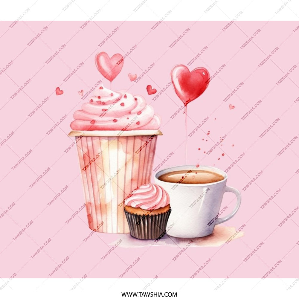 Sweet Treat BackPack, Cupcake Backpack, Coffee Backpack, Valentine's Day Backpack, Pink Backpack, Foodie Gift - Tawshia