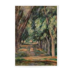 Alley of Trees Photographic Print, Impressionist Art Print, Fine Art Decor, Paul Cezanne Wall Art, Landscape Painting Print, Home Decor - Tawshia