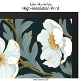 Anemone Flower Wall Art, Floral Print, Botanical Art, Home Decor, Nature Inspired Artwork, Modern Wall Decor, Elegant Gift Idea (139 - Tawshia
