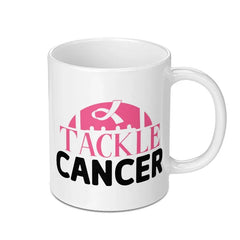 Tackle Cancer Mug, Breast Cancer Awareness, Fight Cancer Mug, Gift for Survivor, Inspirational Mug, Support Mug, Warrior Mug - Tawshia